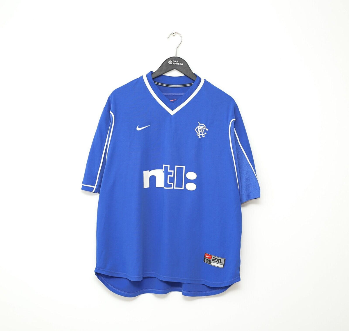 1999/00 RANGERS Vintage Nike Away Football Shirt Jersey (L