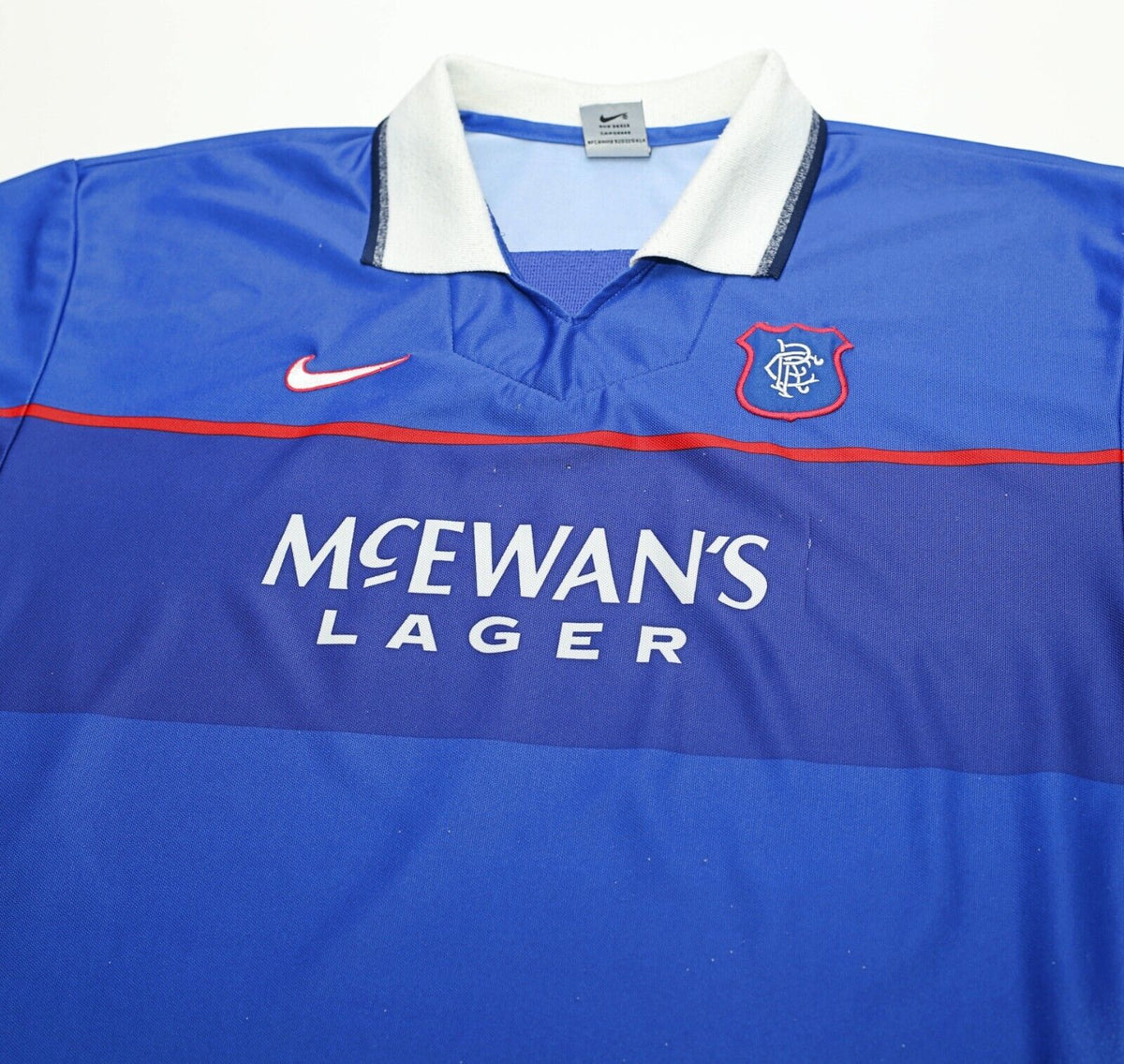 1997/98 Rangers Home Football Shirt / Old Vintage Nike Soccer Jersey