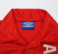 Load image into Gallery viewer, 1993/94 AJAX Vintage Umbro Home Football Shirt (XL)
