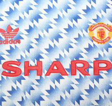 Load image into Gallery viewer, 1990/92 MANCHESTER UNITED Retro adidas Originals Away Football Shirt (M/L)
