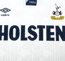 Load image into Gallery viewer, 1991/92 GASCOIGNE #8 Tottenham Hotspur Vintage Umbro Home Football Shirt (L)
