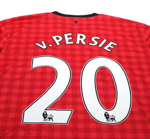 2012/13 VAN PERSIE #20 Manchester United Vintage Nike Home Football Shirt (L)