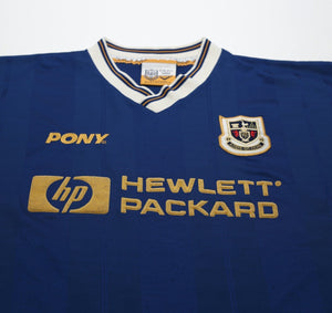 1997/98 GINOLA #14 Tottenham Hotspur Vintage PONY Away Football Shirt (L)