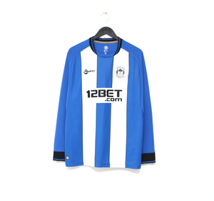 2012/13 J. GOMEZ #14 Wigan Athletic Vintage Home Long Sleeve Football Shirt L/XL