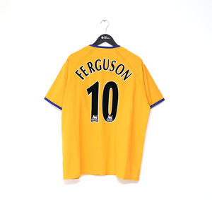 2003/04 FERGUSON #10 Everton Vintage PUMA Away Football Shirt (XL)