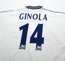 Load image into Gallery viewer, 1997/99 GINOLA #14 Tottenham Hotspur Vintage PONY Home Football Shirt (L)
