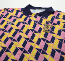 Load image into Gallery viewer, 1988/90 SCOTLAND Vintage Original Umbro Football Leisure Shirt (M)
