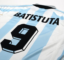 Load image into Gallery viewer, 1998/99 BATISTUTA #9 Argentina Vintage adidas Home Football Shirt (L) WC 98
