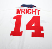 Load image into Gallery viewer, 1993/95 WRIGHT #14 England Vintage Umbro Home Football Shirt (L) US Cup 93
