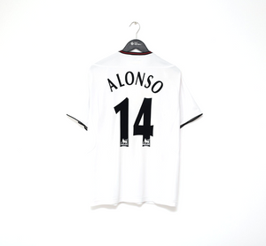 2003/04 ALONSO #14 Liverpool Vintage Reebok Away Football Shirt (M)