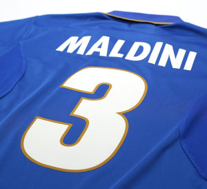 1996/97 MALDINI #3 Italy Vintage Nike Home Football Shirt (M) EURO 96