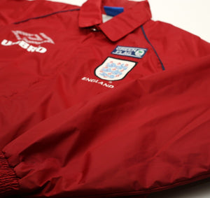 1996 ENGLAND Vintage Umbro Green Flag Jacket (L) Euro 96