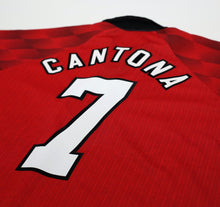 Load image into Gallery viewer, 1996/98 CANTONA #7 Manchester United Vintage Umbro Home Football Shirt (XL)
