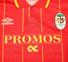 Load image into Gallery viewer, 1992/93 RAVENNA CALCIO Vintage Umbro Away Football Shirt Jersey (L)
