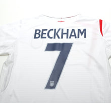 Load image into Gallery viewer, 2005/07 BECKHAM #7 England Vintage Umbro Home Football Shirt (M) WC 2006
