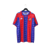 Load image into Gallery viewer, 1995/97 Barcelona Vintage Kappa Home Football Shirt Jersey (L) Ronaldo Era
