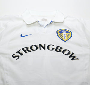 2002/03 MILNER #38 Leeds United Vintage Nike Home Football Shirt Jersey (S)