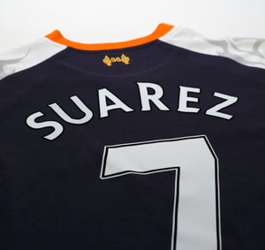 2012/13 SUAREZ #7 Liverpool Vintage Warrior Third Football Shirt Jersey (S)