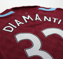 Load image into Gallery viewer, 2009/10 DIAMANTI #32 West Ham Vintage Umbro Home Football Shirt (S)

