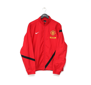 2011/12 MANCHESTER UNITED Vintage Nike Football Track Top Jacket (L)