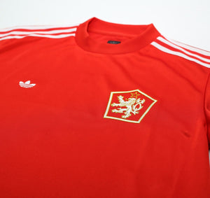 1980's Style CZECHOSLOVAKIA #8 adidas Originals Retro Football Shirt (S)