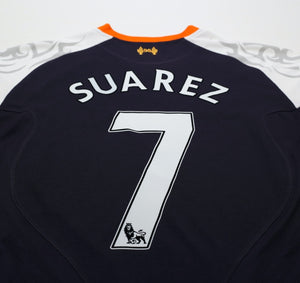 2012/13 SUAREZ #7 Liverpool Vintage Warrior Third Football Shirt Jersey (S)