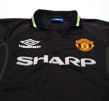 Load image into Gallery viewer, 1998/99 BECKHAM #7 Manchester United Vintage Umbro Third Football Shirt (L)
