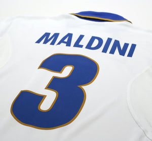 1996/97 MALDINI #3 Italy Vintage Nike Away Football Shirt (M) EURO 96