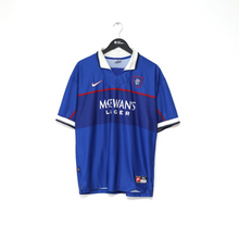 Load image into Gallery viewer, 1997/99 GASCOIGNE #8 Rangers Vintage Nike European Home Football Shirt (L/XL)
