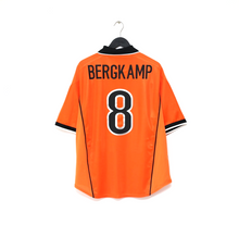 Load image into Gallery viewer, 1998/00 BERGKAMP #8 Holland Vintage Nike Home Football Shirt (XL) Arsenal
