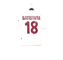 Load image into Gallery viewer, 2000/01 BATISTUTA #18 AS Roma Vintage Kappa Away Football Shirt (L)
