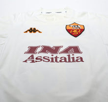 Load image into Gallery viewer, 2000/01 BATISTUTA #18 AS Roma Vintage Kappa Away Football Shirt (L)
