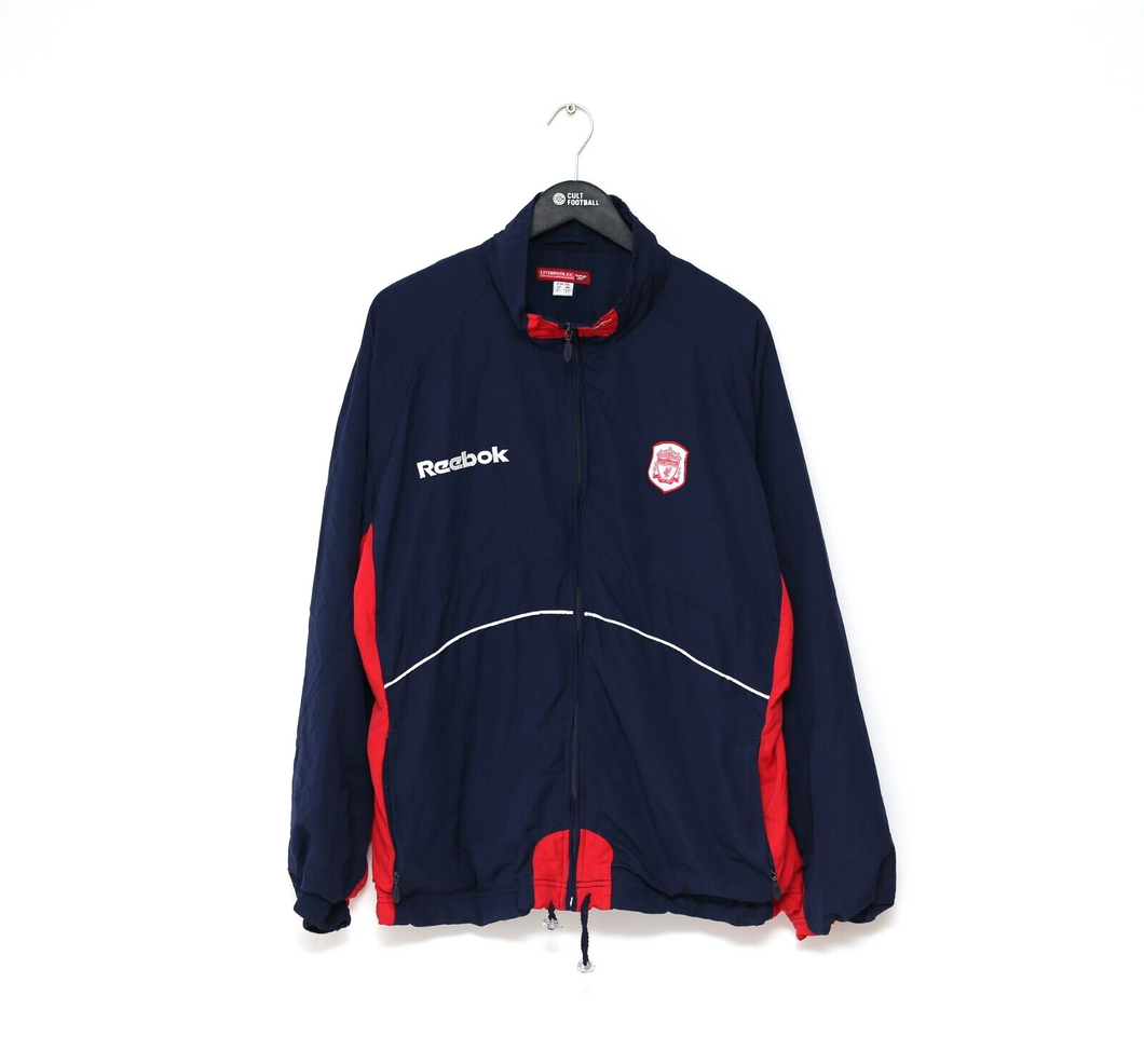 2000/02 LIVERPOOL Vintage Reebok Football Jacket Track Top (XXL)