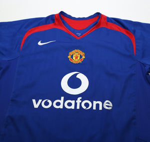 2005/06 RONALDO #7 Manchester United Vintage Nike Away Football Shirt (M)