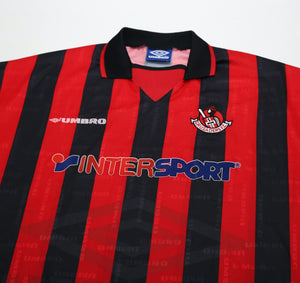 1996/97 CRUSADERS FC Vintage Umbro Home Football Shirt (XL)