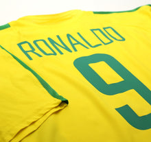 Load image into Gallery viewer, 2002/04 RONALDO #9 Brazil Vintage Nike WC 2002 Home Football Shirt (XXL)
