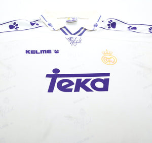 1994/96 REAL MADRID Vintage Kelme Home Football Shirt (XL)