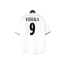 Load image into Gallery viewer, 2000/02 VIDUKA #9 Leeds United Vintage Nike Home Football Shirt (L)
