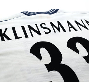 1997/99 KLINSMANN #33 Tottenham Hotspur Vintage PONY Home Football Shirt (M)