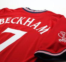 Load image into Gallery viewer, 2002/04 BECKHAM #7 England Vintage Umbro Away Football Shirt (L) Argentina WC
