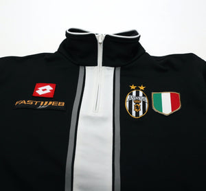 2002/03 JUVENTUS Vintage Lotto 1/4 Zip Track Top Jacket (M)