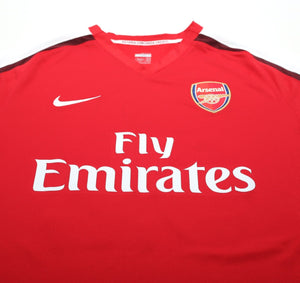 2008/10 BENDTNER #52 Arsenal Vintage Nike Home Football Shirt Jersey (L)