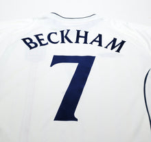 Load image into Gallery viewer, 2001/03 BECKHAM #7 England Vintage Umbro Home Greece Football Shirt (M) WC 2002
