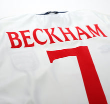 Load image into Gallery viewer, 1999/01 BECKHAM #7 England Vintage Umbro Home Football Shirt (XL) Euro 2000
