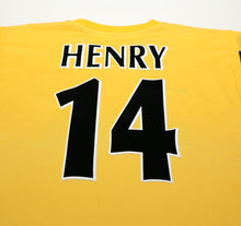 Load image into Gallery viewer, 1999/00 HENRY #14 Arsenal Vintage Nike UEFA Cup Away Football Shirt (XL) SEGA
