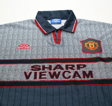 Load image into Gallery viewer, 1995/96 CANTONA #7 Manchester United Vintage Umbro Away Football Shirt (XXL)
