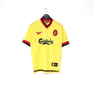 1997/99 FOWLER #9 Liverpool Vintage Reebok Away Football Shirt Jersey (S) 34/36