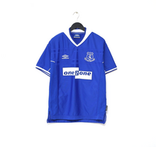 Load image into Gallery viewer, 1999/00 CAMPBELL #9 Everton Vintage Umbro Home Football Shirt (M)
