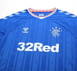 2019/20 RANGERS Hummel Home Football Shirt Jersey (L/XL)