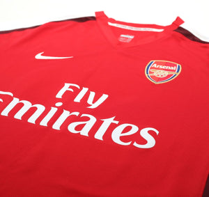 2008/10 BENDTNER #52 Arsenal Vintage Nike Home Football Shirt Jersey (L)